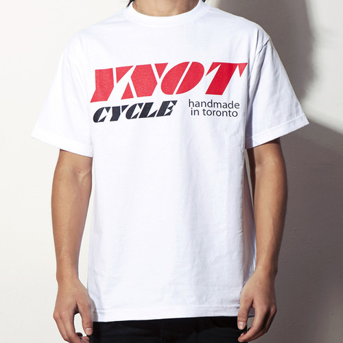 YNOT Cycle &quot;Original LOGO&quot; T-Shirt [White]