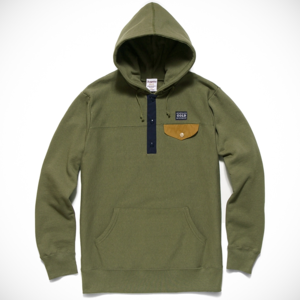 [ACAPULCO GOLD] &quot;Ascent 2.0&quot; Pullover Hoodie [Olive]