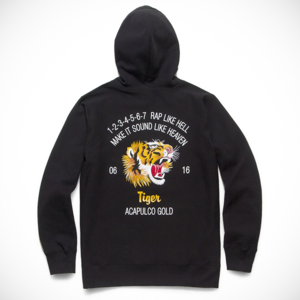 [ACAPULCO GOLD] &quot;Flying Tiger&quot; Pull-Over Hoody [Black]