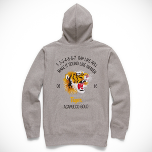 [ACAPULCO GOLD] &quot;Flying Tiger&quot; Pull-Over Hoody [Grey]