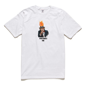 [ACAPULCO GLOD] &quot;Everything&#039;s&quot; Fine Tee [White]