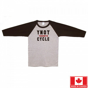 &quot;YNOT Cycle&quot; Reglan Base Ball T-shirt