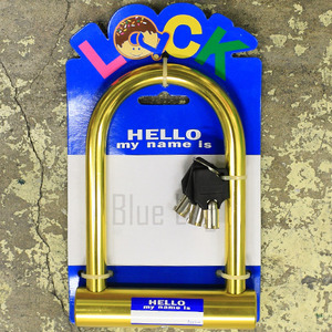 BLUE LUG U-LOCK [GOLD]