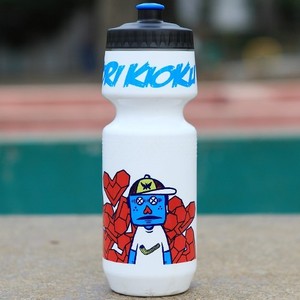 [BYCLIPSE ONLY] Blue Lug &quot;Rokkaku Boy&quot; Water Bottle (White)