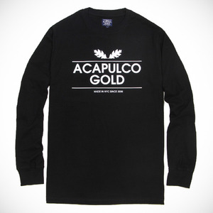 ACAPULCO GOLD &quot;Sweet Leaf Long Sleeve&quot; [Black]